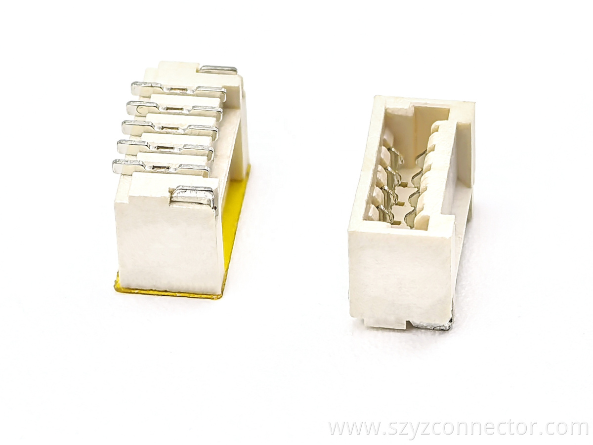 1.0mm Pitch Wafer Vertical SMT Pin header Connector 5P